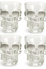 Kikkerland Skull shot Glasses - Set of 4