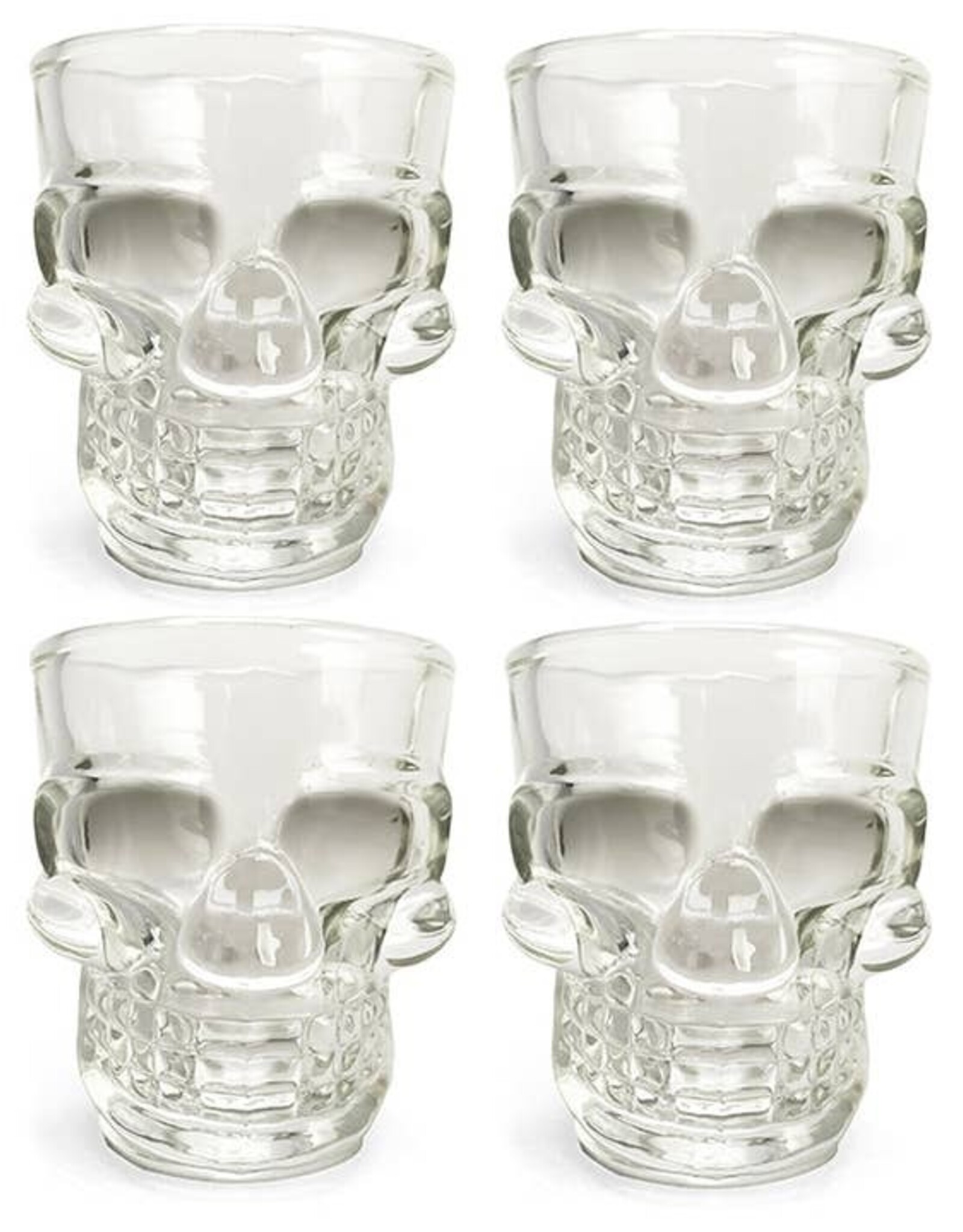 Kikkerland Skull shot Glasses - Set of 4