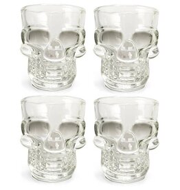 Kikkerland Skull shot Glasses - Set of 4