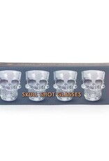 Kikkerland Skull shot Glasses - Set of 4
