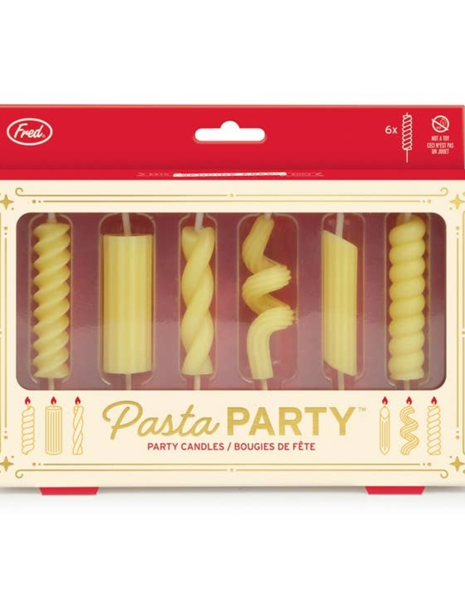 Fred and Friends Birthday Candles - Pasta Party