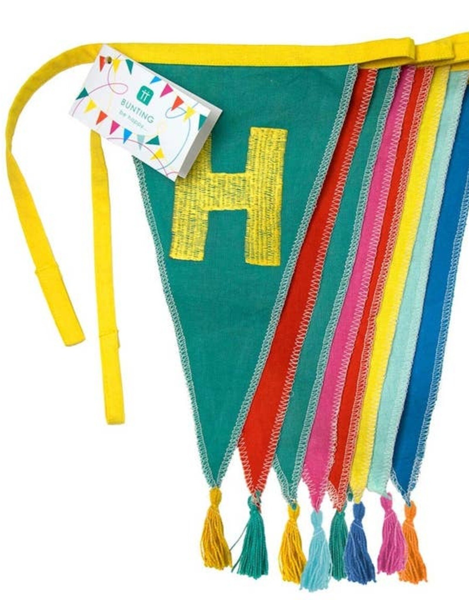 Talking Tables Birthday Bunting - Rainbow Happy Birthday Fabric