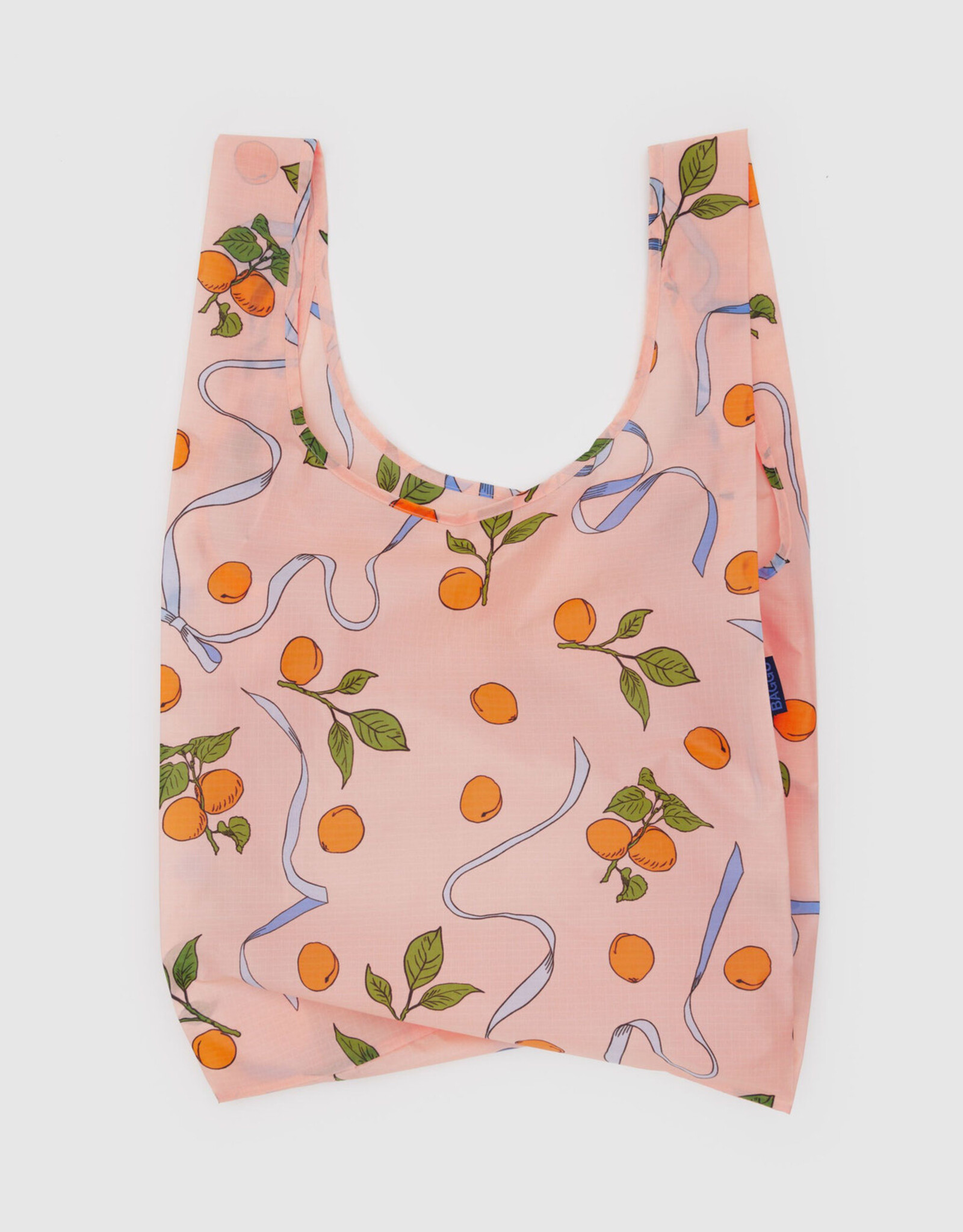 BAGGU Tote - Foldable: Baggu Apricots & Ribbons