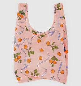 BAGGU Tote - Foldable: Baggu Apricots & Ribbons