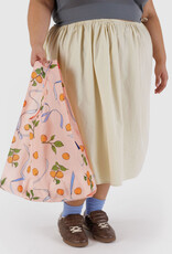 BAGGU Tote - Foldable: Baggu Apricots & Ribbons