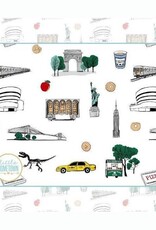 Little Hometown Baby Bib and Burp Cloth - New York City