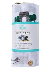 Little Hometown Baby Swaddle - Muslin New York City