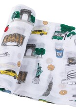 Little Hometown Baby Swaddle - Muslin New York City
