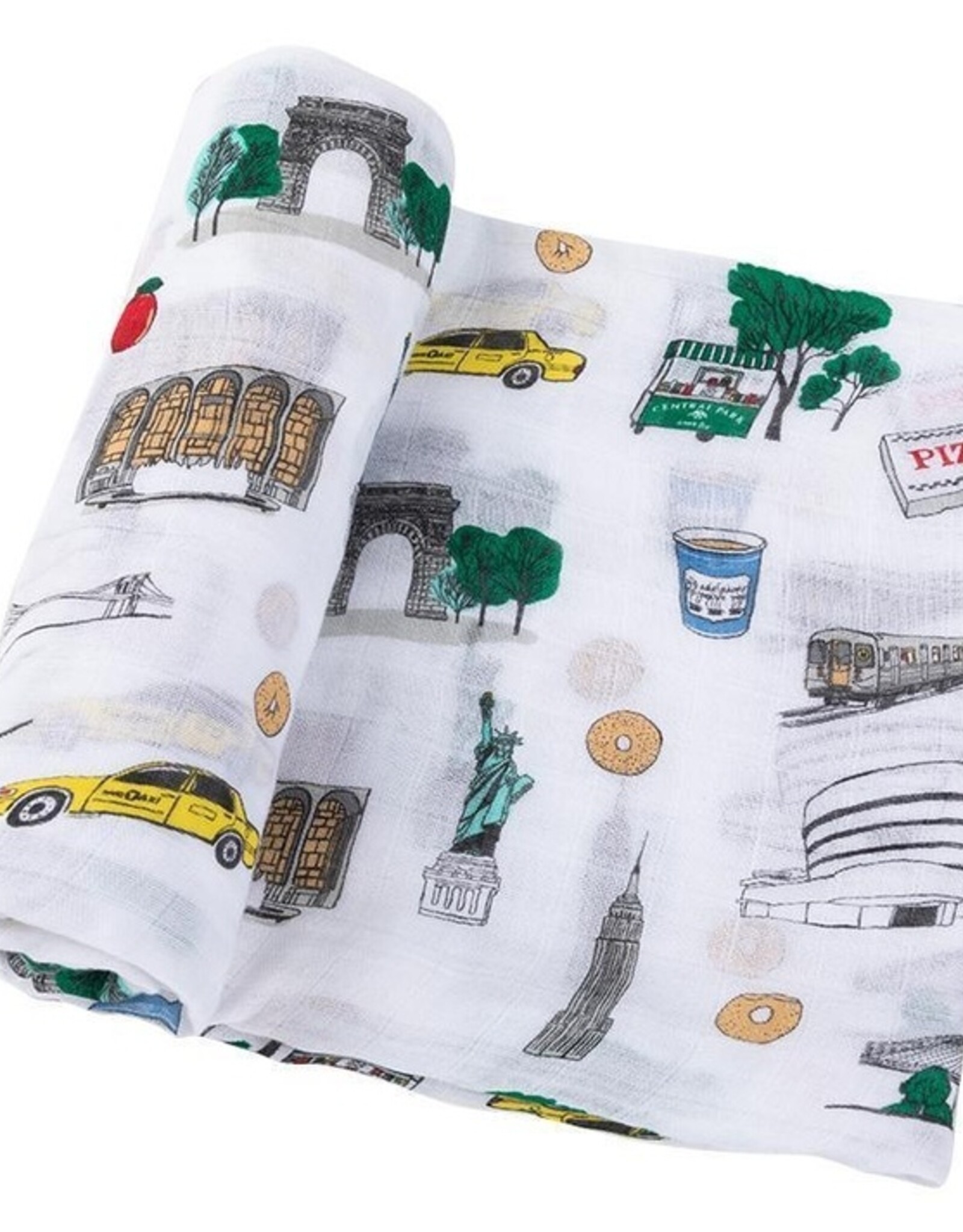 Little Hometown Baby Swaddle - Muslin New York City