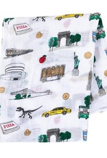 Little Hometown Baby Swaddle - Muslin New York City