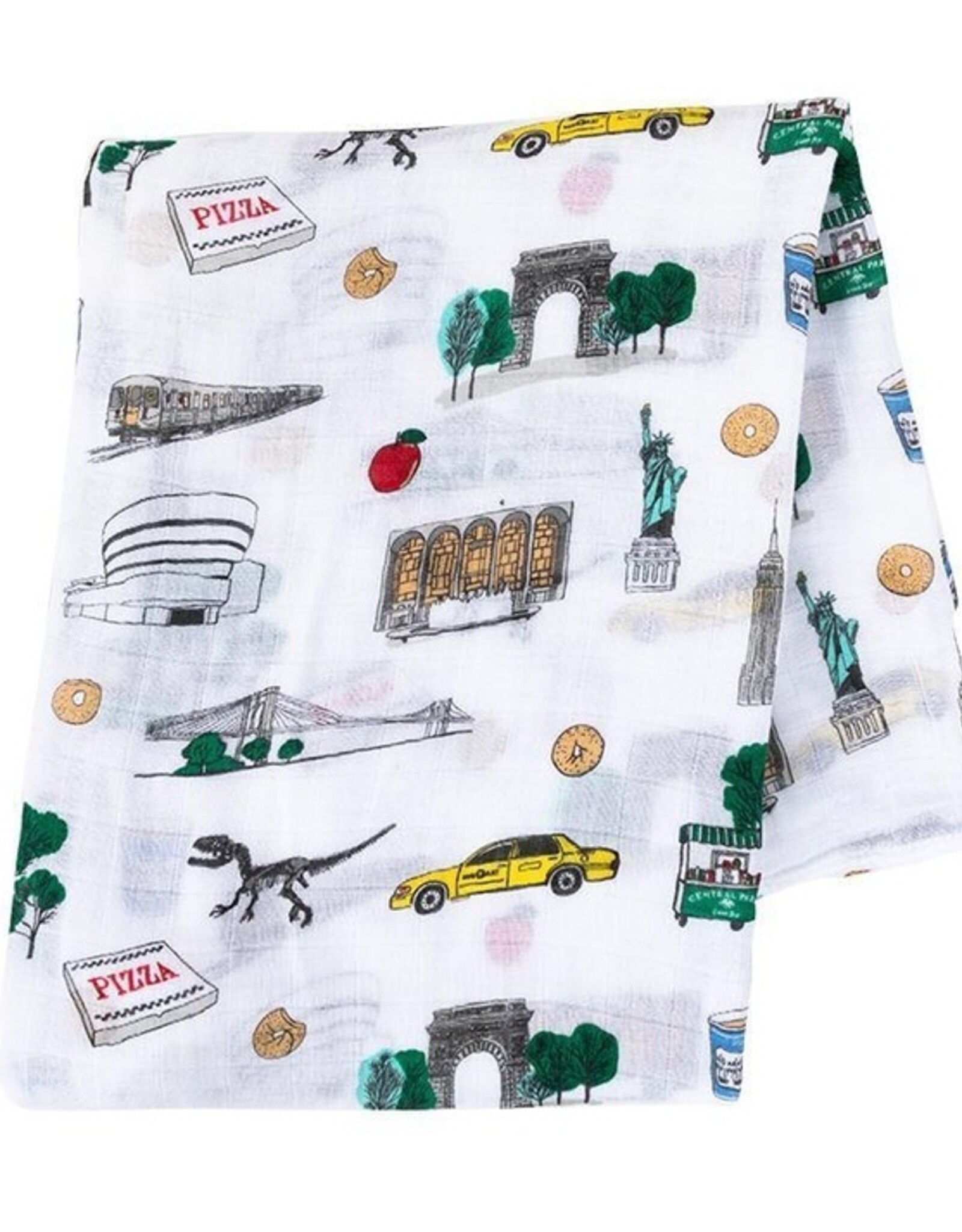 Little Hometown Baby Swaddle - Muslin New York City