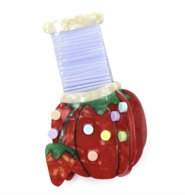 The Peach Fuzz Hair Claw - Pin Cushion