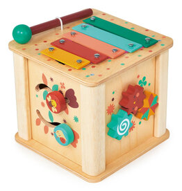 Mentari Wooden Kids Toy - Toddler Activity Cube Mentari Wooden Kids Toy - Toddler Activity Cube