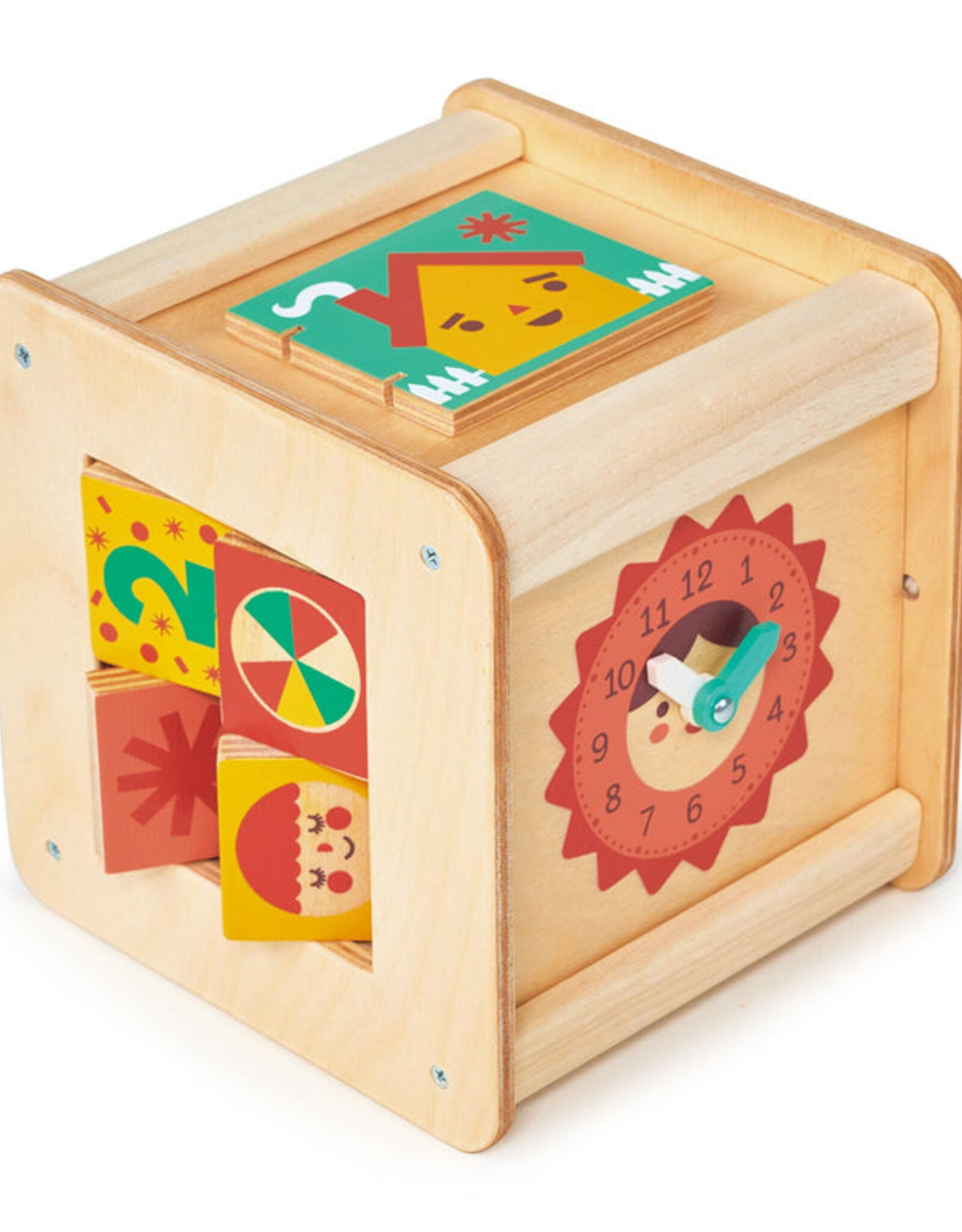 Mentari Wooden Kids Toy - Toddler Activity Cube
