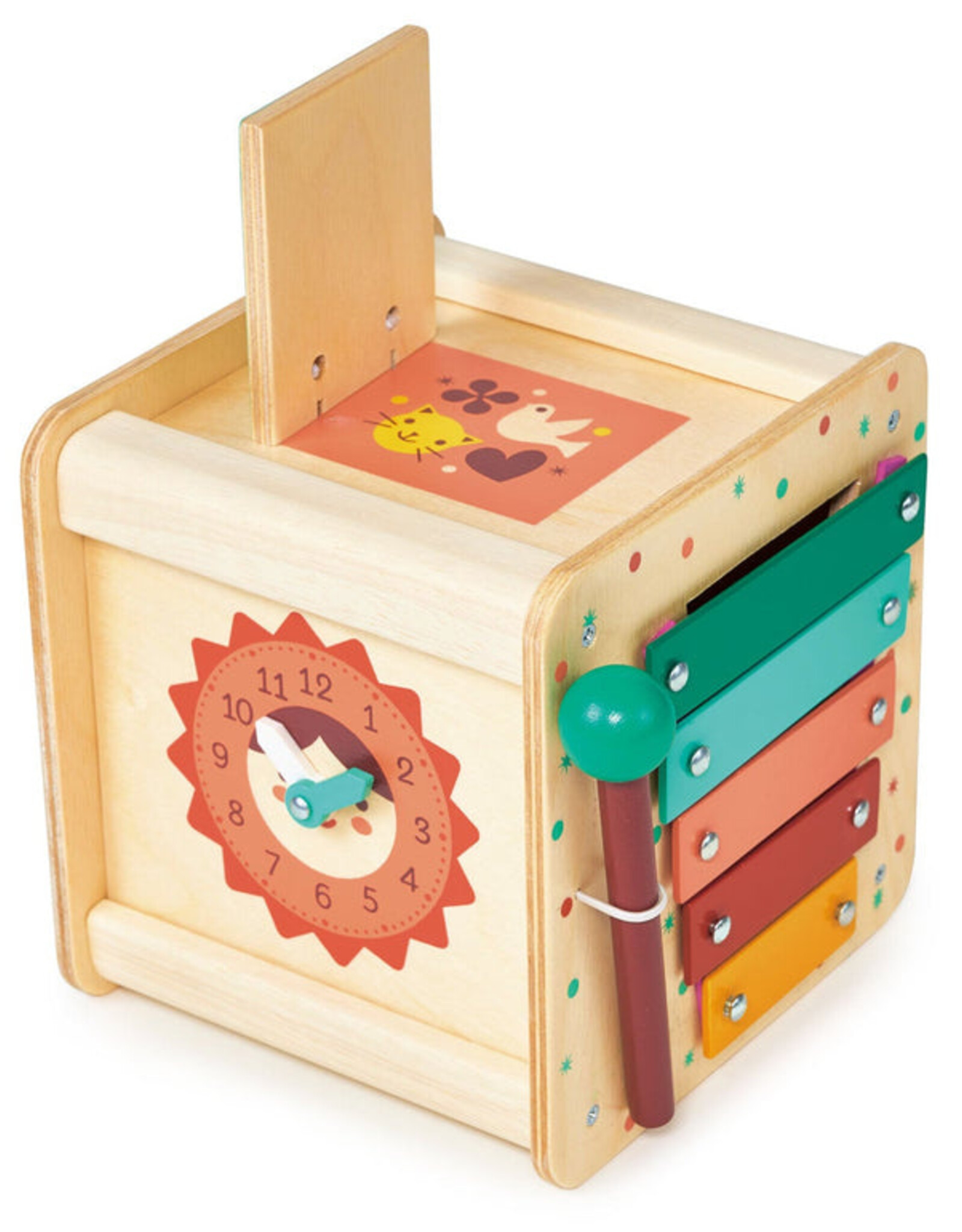 Mentari Wooden Kids Toy - Toddler Activity Cube