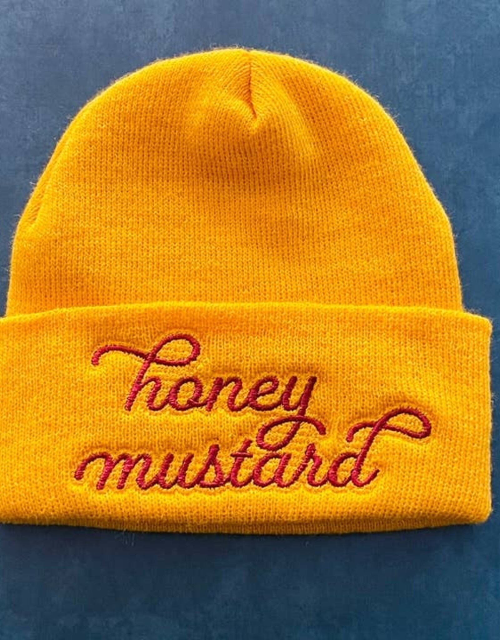 The Silver Spider Hat - Beanie: Honey Mustard (Yellow)