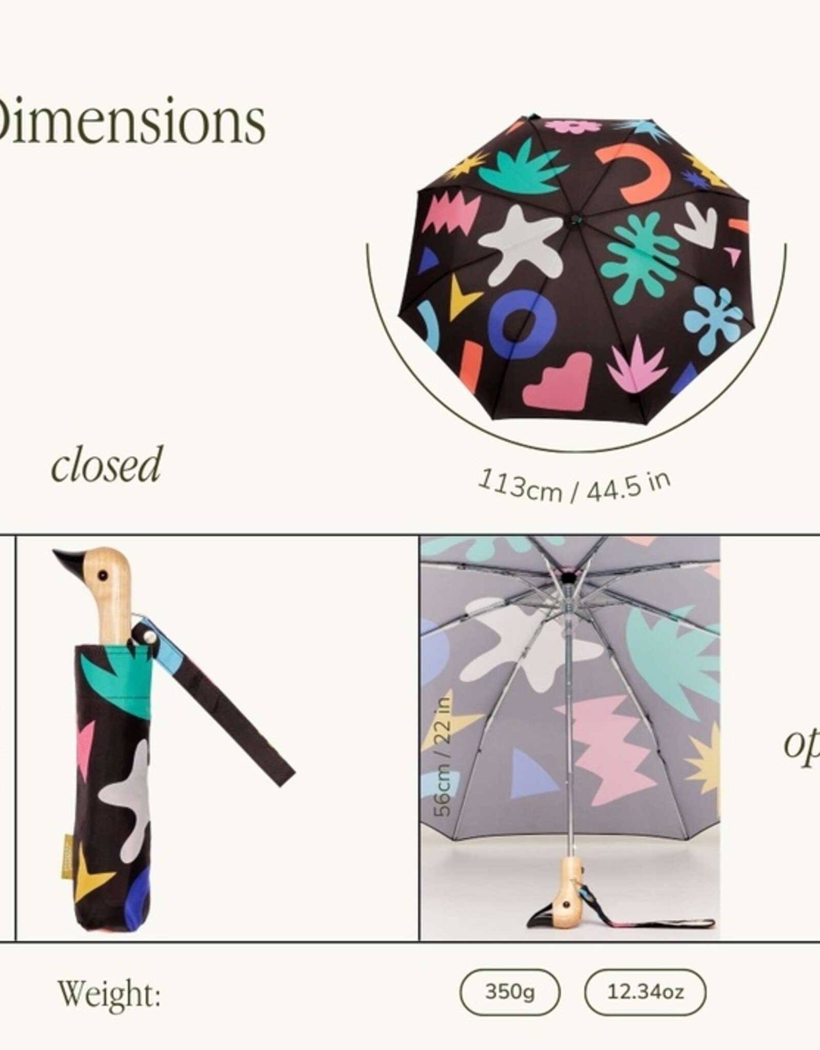 Original Duckhead USA Umbrella - Duckhead: Palma Print