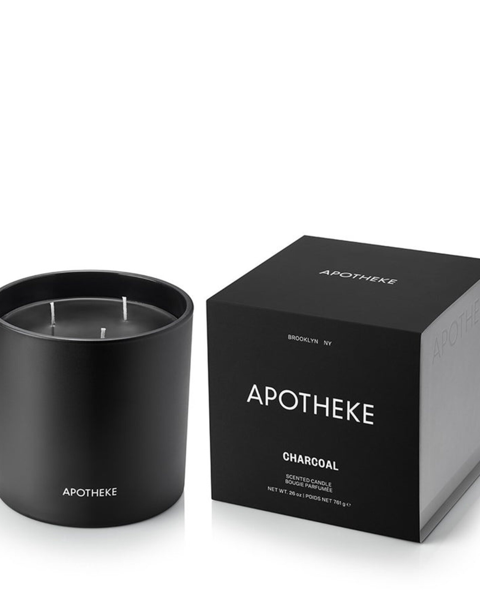 Apotheke Candle - Apotheke 3 Wick: Charcoal