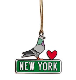 The Found Ornament - Enamel New York Pigeon NYC