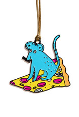 The Found Ornament - Enamel Pizza Rat