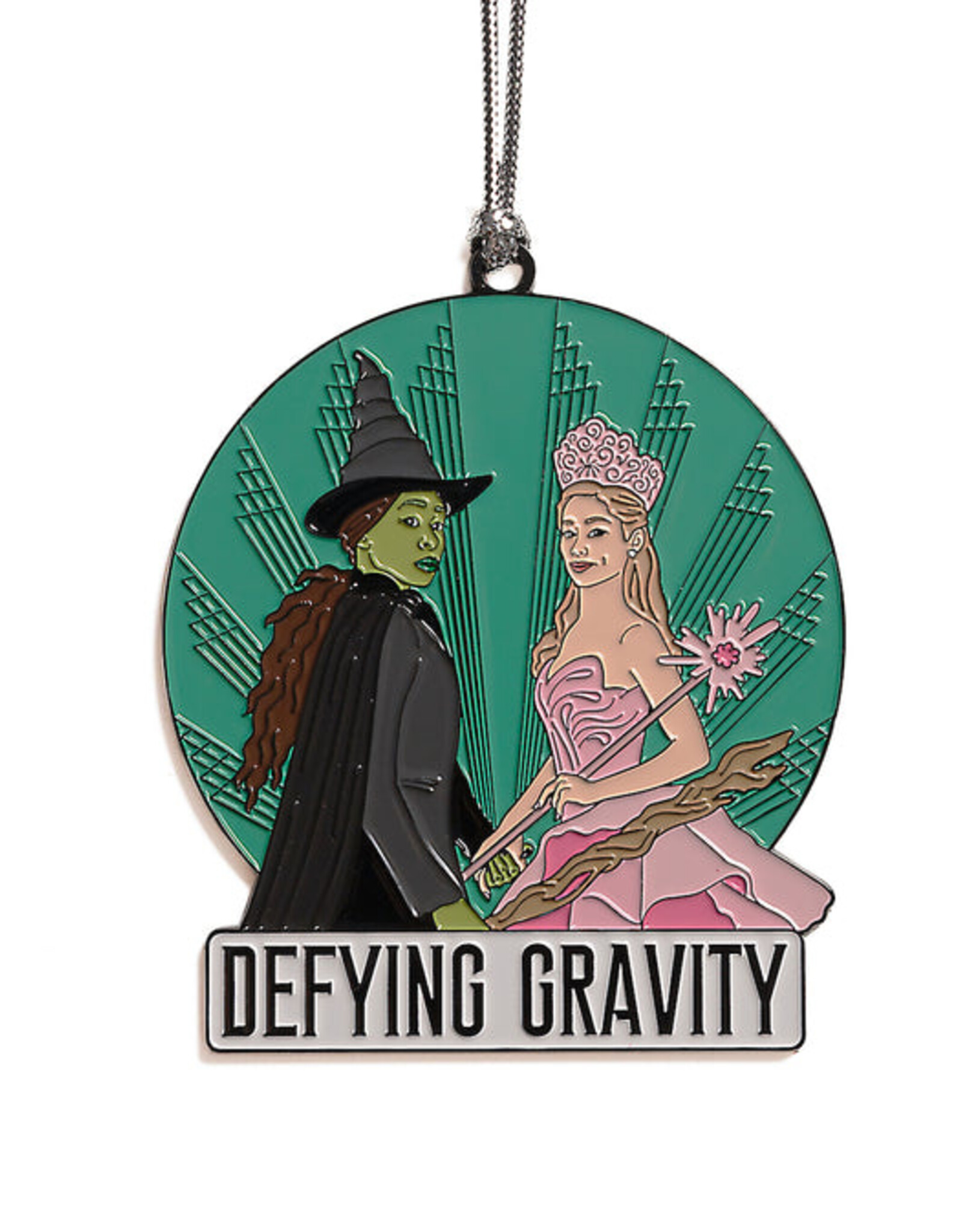 The Found Ornament - Enamel Wicked Defying Gravity