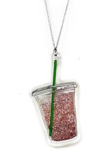 Drawn Goods Ornament - Liquid Glitter: Iced Coffee
