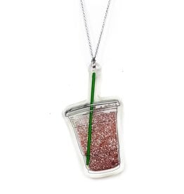 Drawn Goods Ornament - Liquid Glitter: Iced Coffee