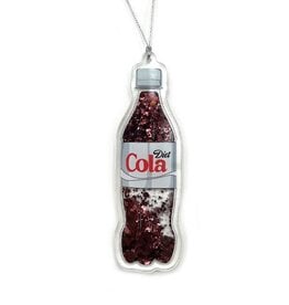 Drawn Goods Ornament - Liquid Glitter: Diet Coke Cola