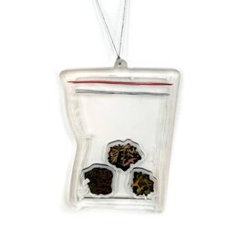 Drawn Goods Ornament - Shaker: Bag of Weed