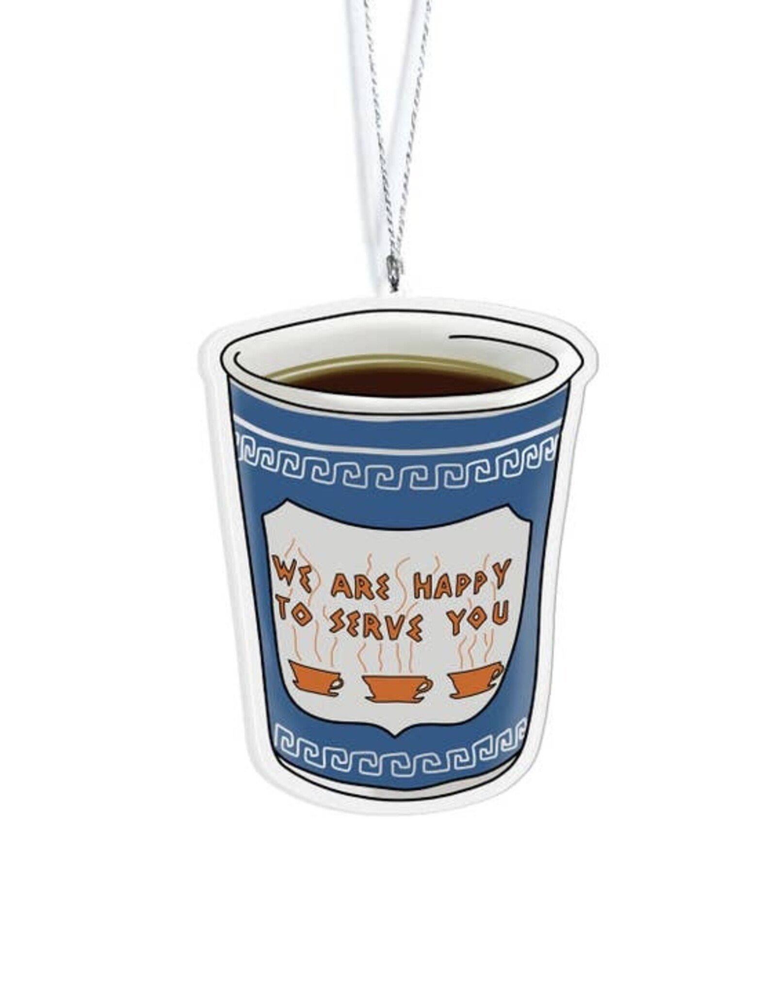 Drawn Goods Ornament - To-Go Coffee Cup