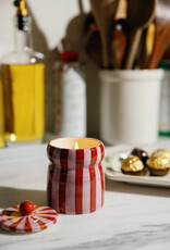 Paddywax Candle - Cabana Stripe: Red/Pink Peppermint