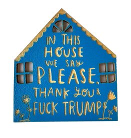 SnowMade Magnet - Fuck Trump Blue House