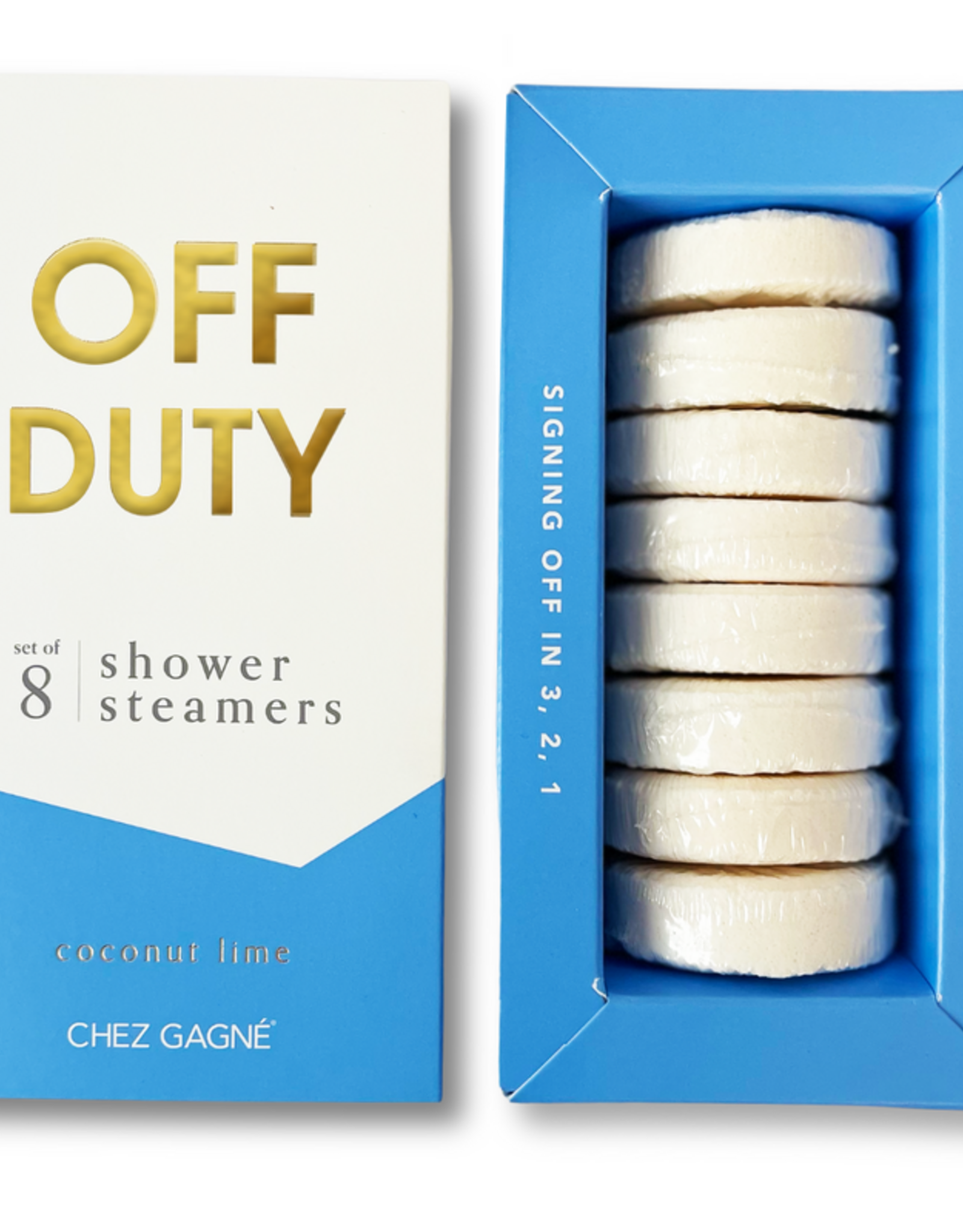 Chez Gagné Shower Steamers:  Off Duty