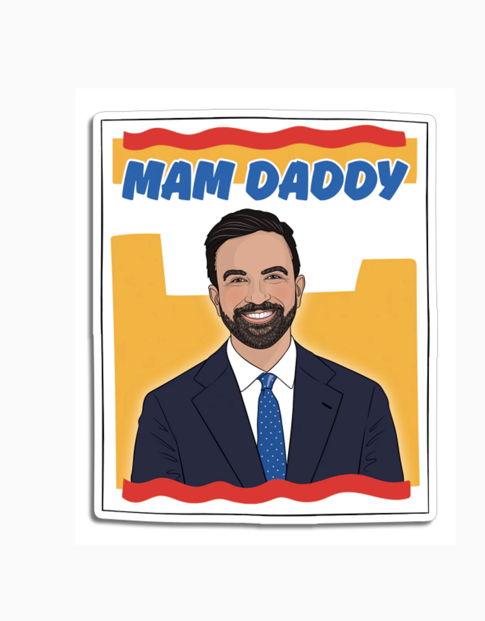 The Found Sticker - Zohran Mam Daddy