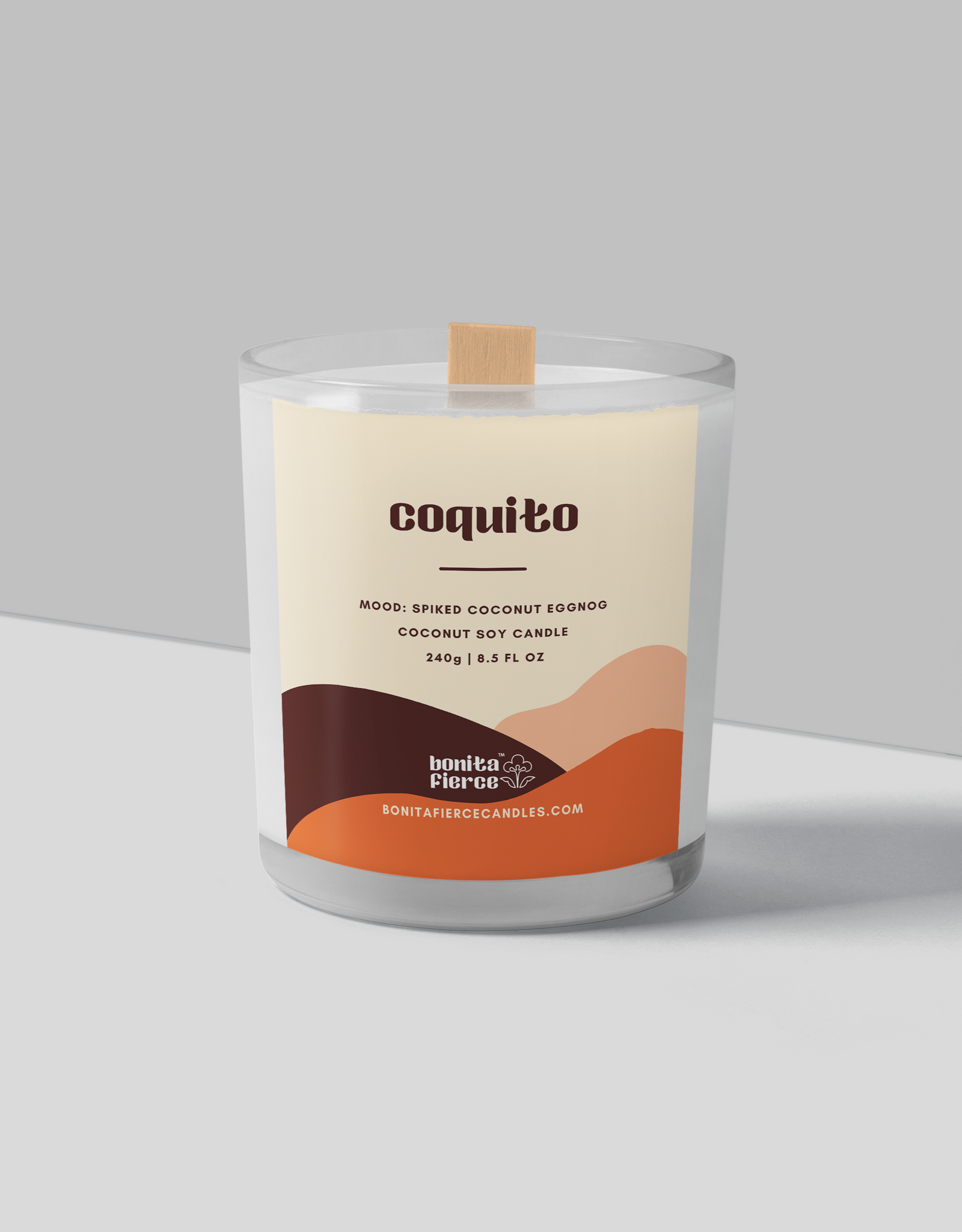 Bonita Fierce Candles Candle - Boxed:  Coquito