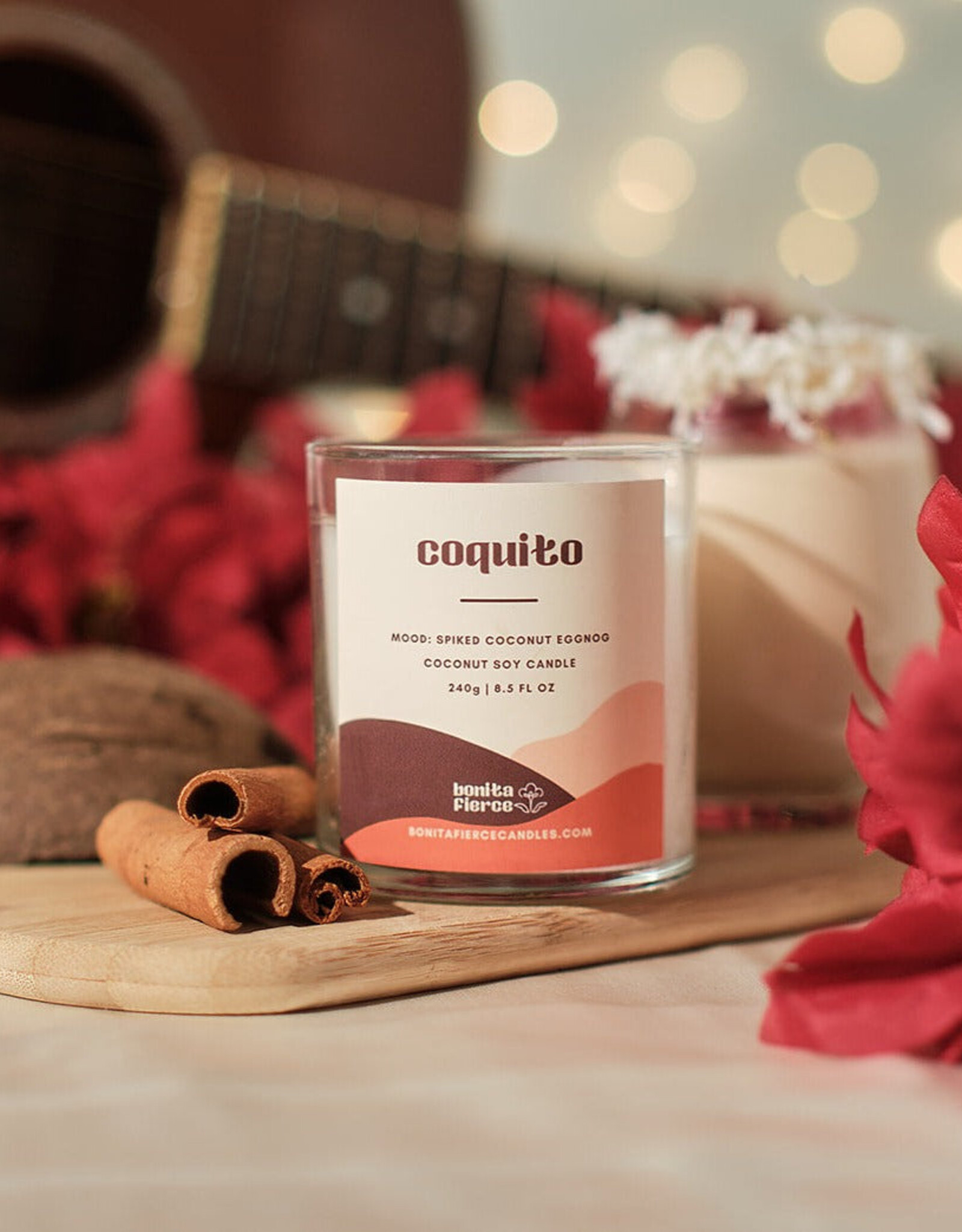 Bonita Fierce Candles Candle - Boxed:  Coquito