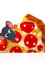 Rainbow Unicorn Birthday Surprise Hair Claw - Pizza Rat