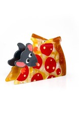 Rainbow Unicorn Birthday Surprise Hair Claw - Pizza Rat