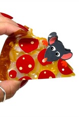 Rainbow Unicorn Birthday Surprise Hair Claw - Pizza Rat