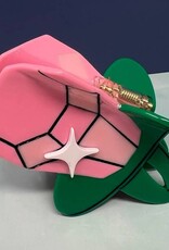 Rainbow Unicorn Birthday Surprise Hair Claw - Candy Ring Pop