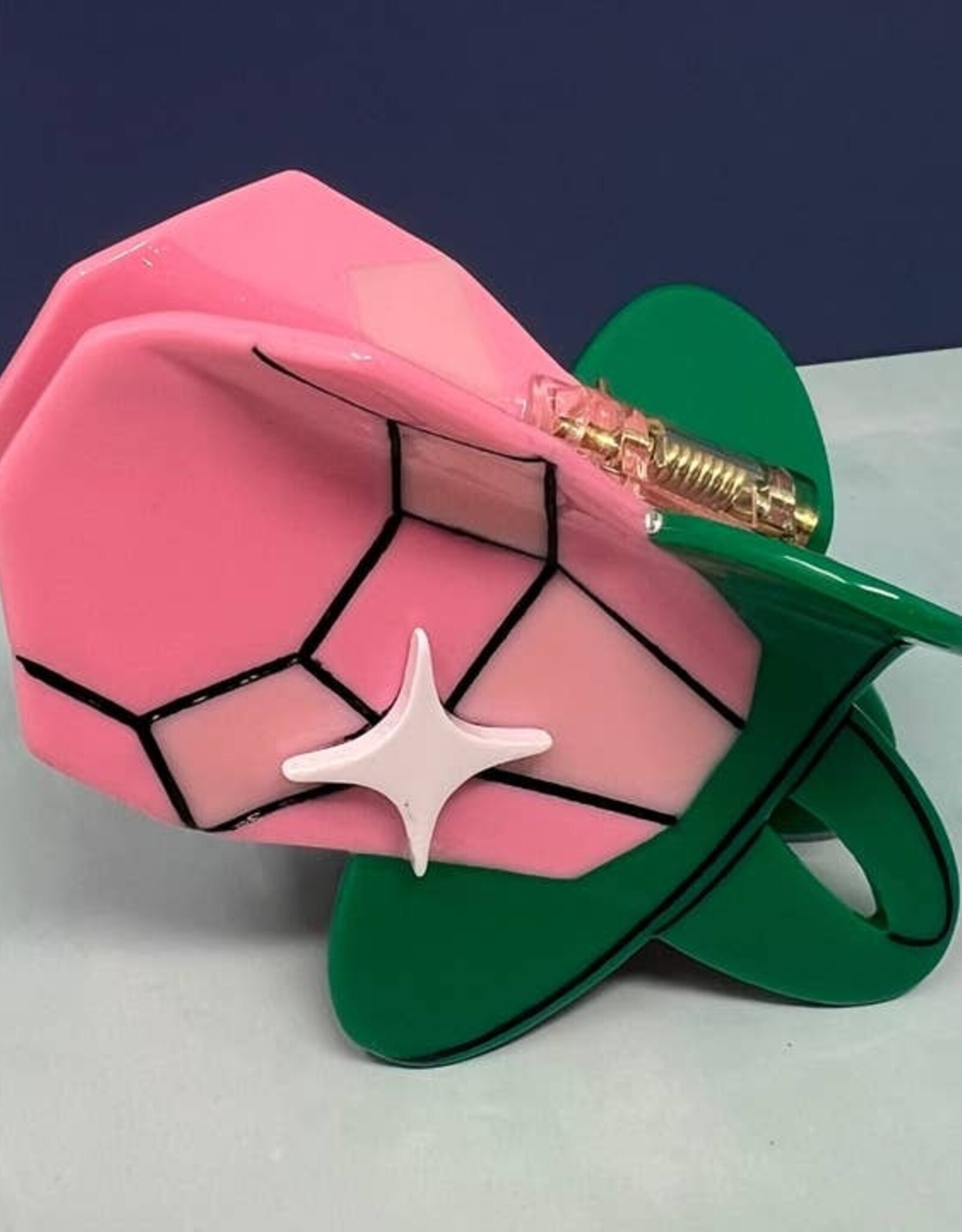 Rainbow Unicorn Birthday Surprise Hair Claw - Candy Ring Pop