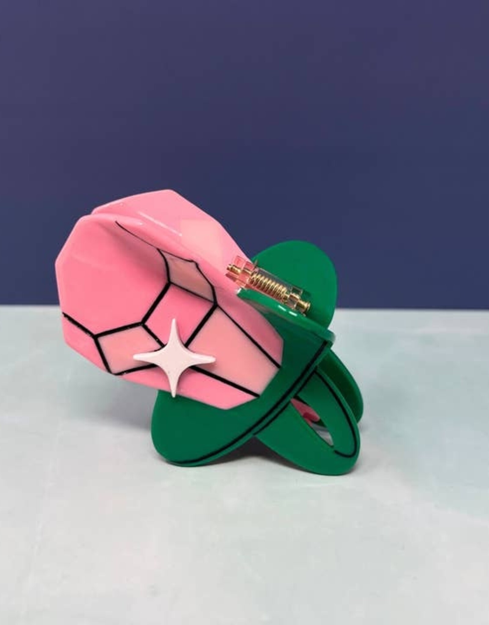 Rainbow Unicorn Birthday Surprise Hair Claw - Candy Ring Pop