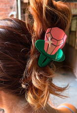 Rainbow Unicorn Birthday Surprise Hair Claw - Candy Ring Pop