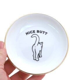 Lenny Mud Trinket Dish - Cat Butt