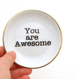Lenny Mud Trinket Dish - You Are Awesome