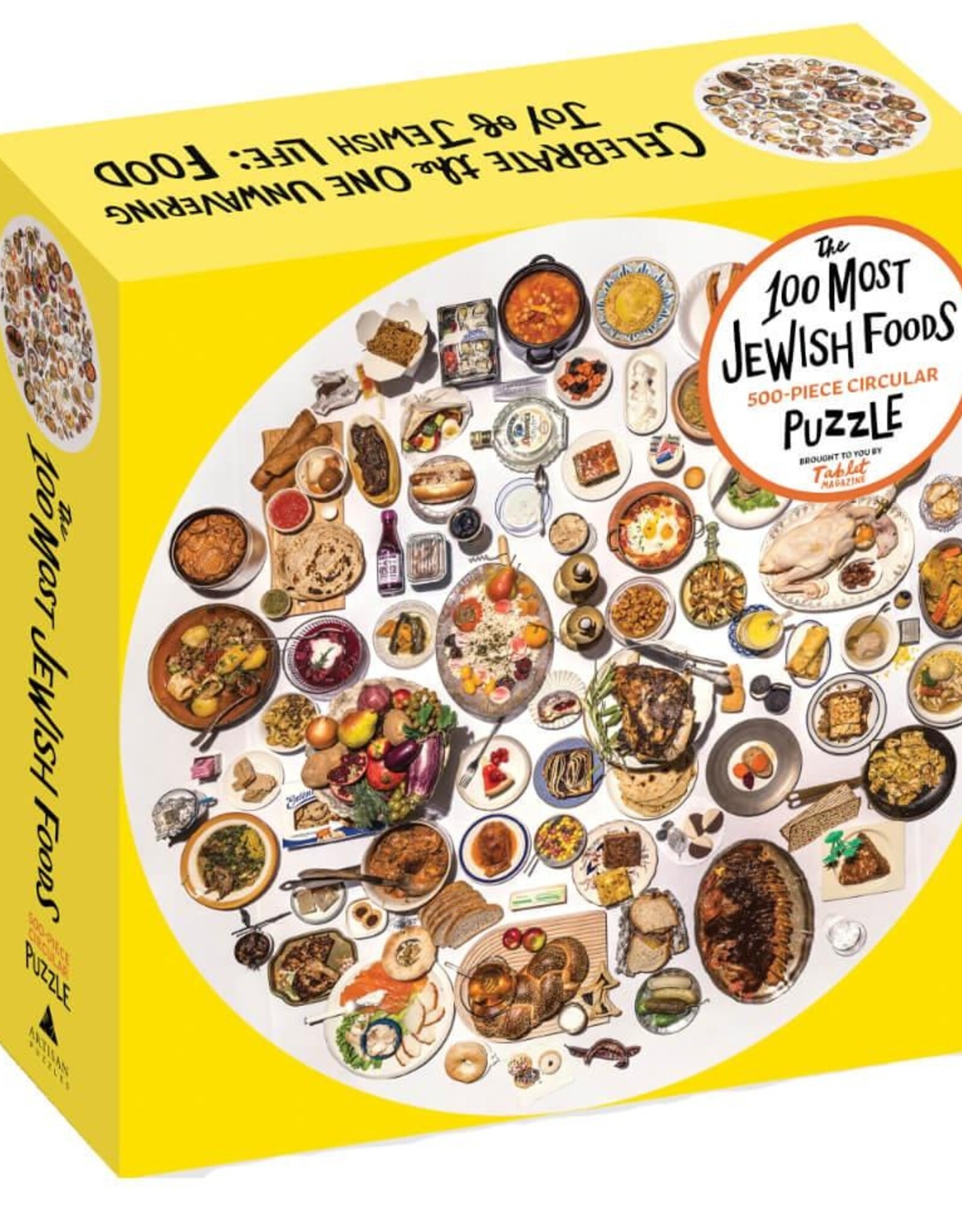 hachette Puzzle - 500pc: The 100 Most Jewish Foods