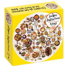 hachette Puzzle - 500pc: The 100 Most Jewish Foods