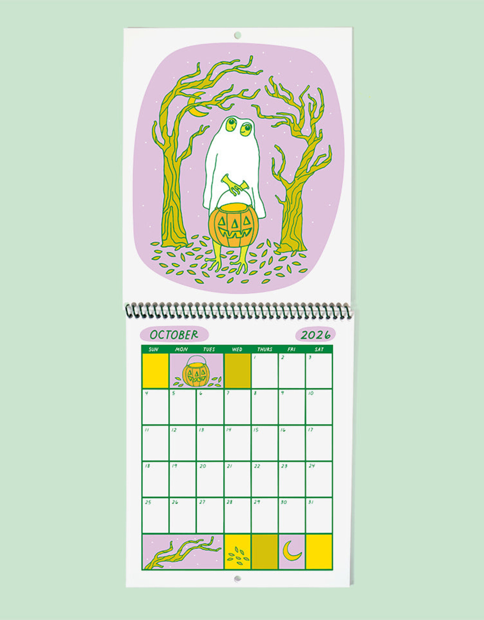 The Good Twin Calendar - Froggy of the Month 2026