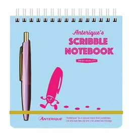 Sweet Bella Notepad - Mini Pen Scribble set: Blue