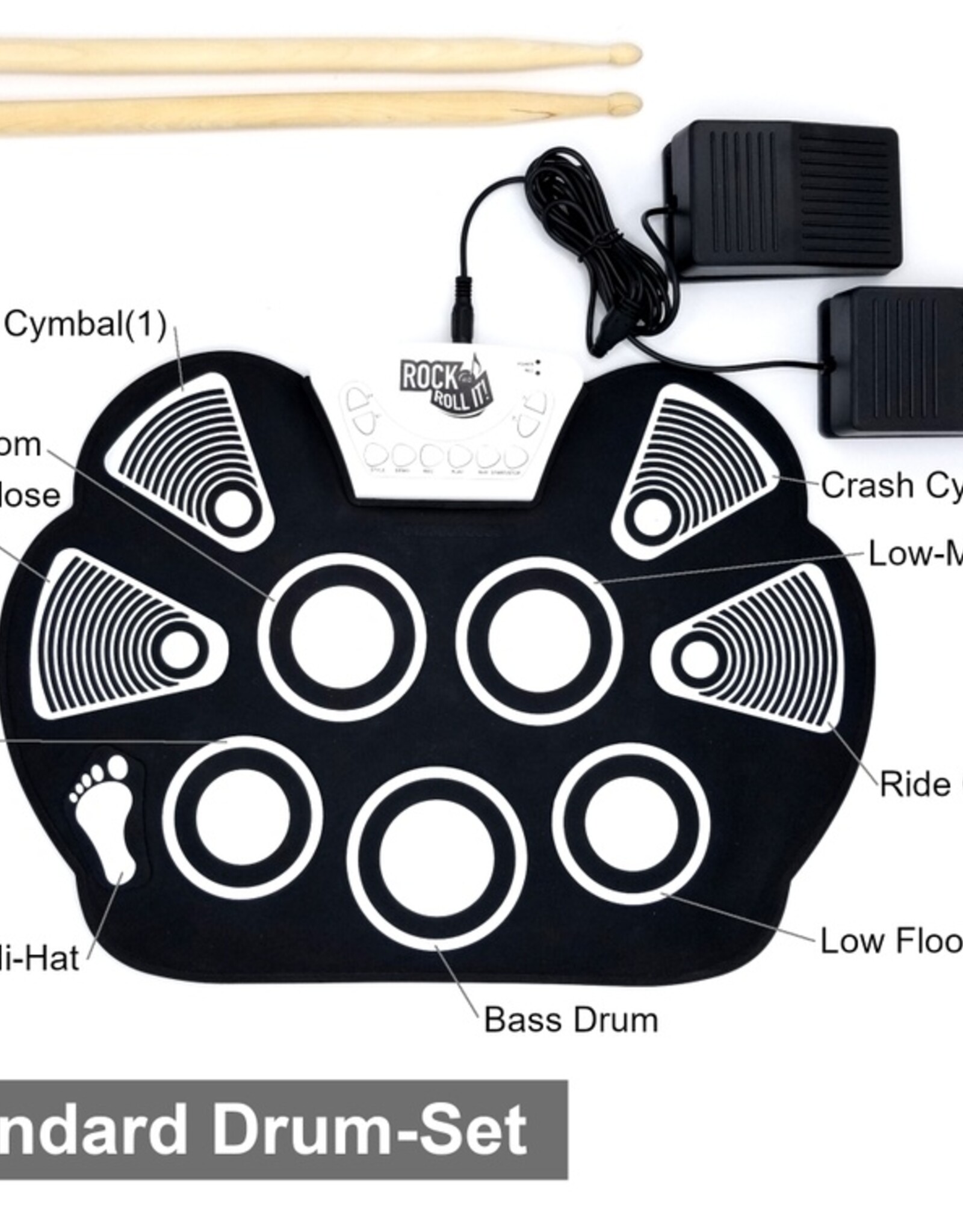 MukikiM Toys & Games Electronic Classic Drum Pad